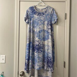 Short Sleeve dress blue floral